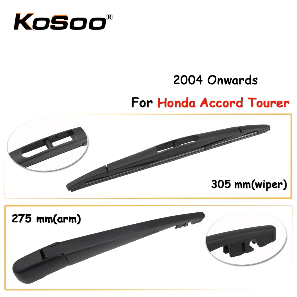

KOSOO Auto Rear Window Windshield Wiper Blades Arm Car Wiper Blade For Honda Accord Tourer,305mm 2004-,Car Accessories Styling