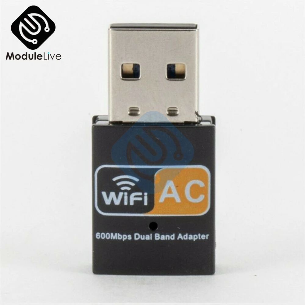 Беспроводной USB-адаптер 600 м двухдиапазонный Wi-Fi 2 4 ГГц/150 Мбит/с 5 8 ГГц/433 802.11a 802.11b 802
