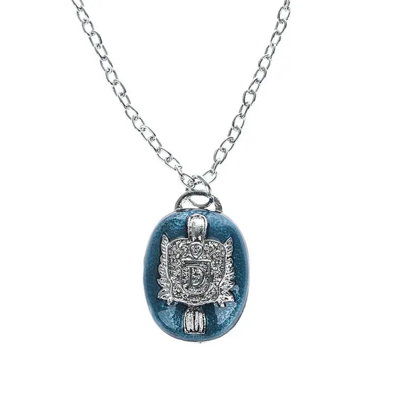 

Damon Salvatore Lapis Lazuli Pendant Necklace Long Chain New
