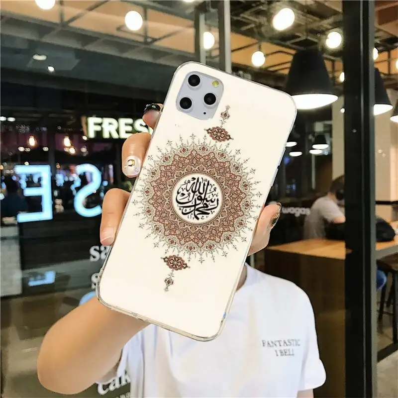Muslim Islam Allah TPU black Phone Case Cover Hull for iPhone 11 pro XS MAX 8 7 6 6S Plus X 5S SE 2020 XR cover | Мобильные телефоны