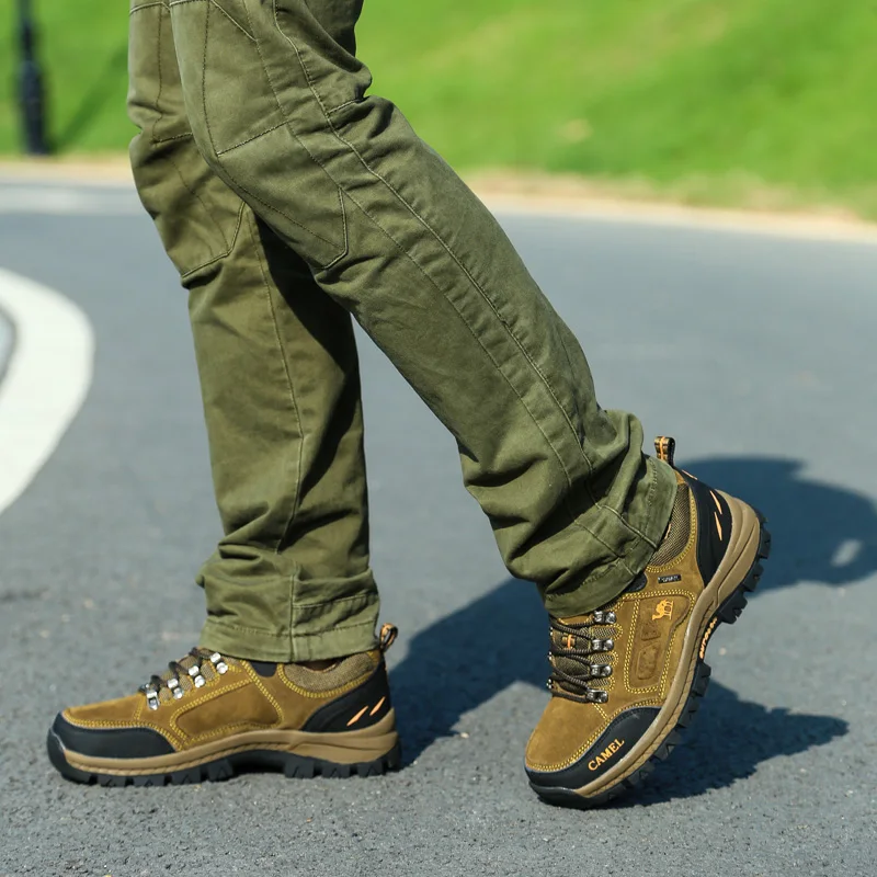 

Outdoor Waterproof Hiking Shoes Camping Mountain Climbing Hiking Boots Men Breathable Sport Fishing Boots Trekking Sneakers