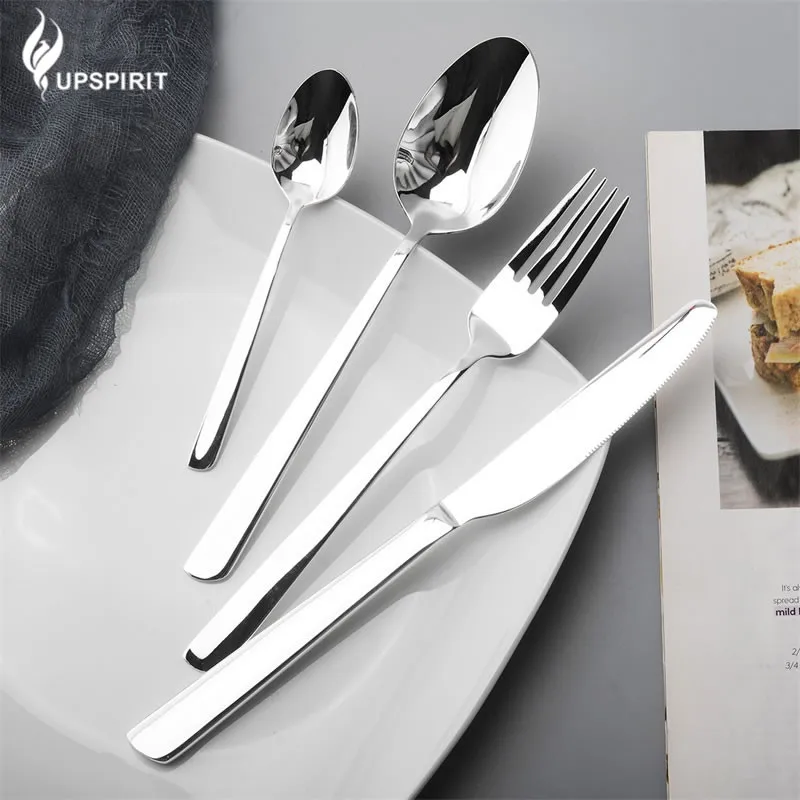 Набор столовых приборов из нержавеющей стали с посеребренным покрытием столовые