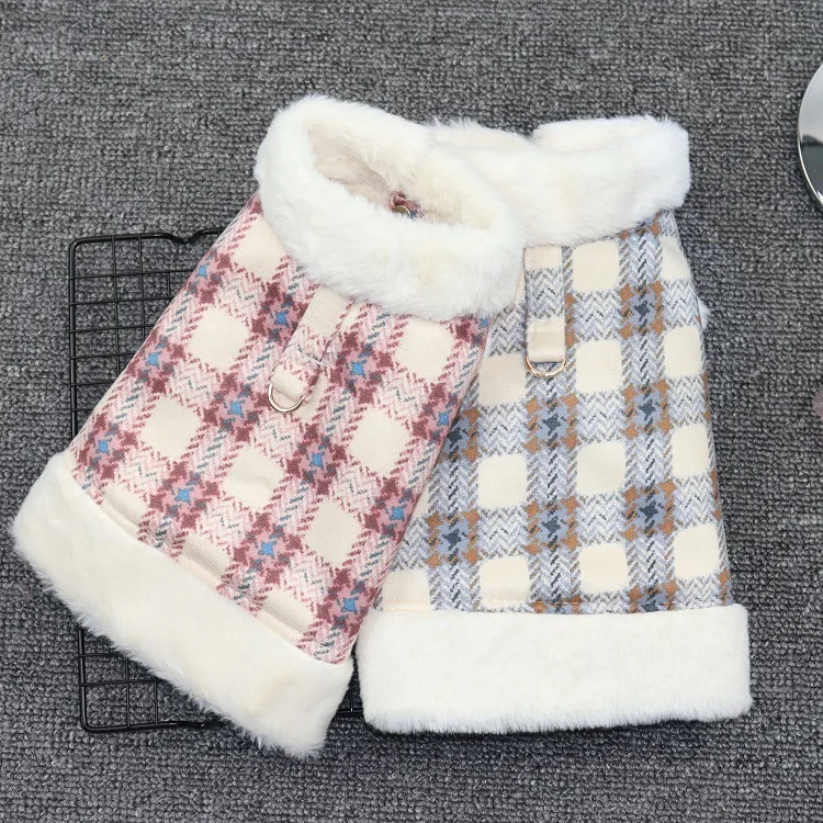 

Winter Dog Clothing Coat Pet Harness Vest Small Dog Clothes Chihuahua Corgi Jacket Yorkie Pomeranian Schnauzer Dog Costume XS
