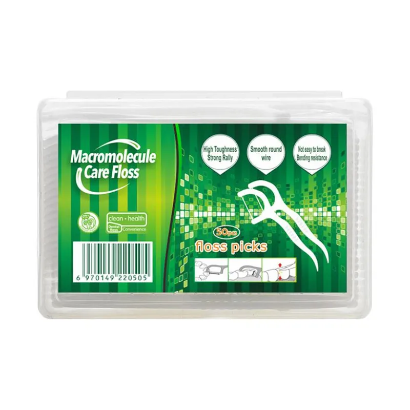 50pcs Dental Floss Flosser Picks Teeth Toothpicks Stick Tooth Clean Oral Care 7.5cm For Cleaning Toothpick | Красота и здоровье