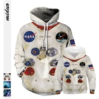 daddy son sweaters father and kids baby boys hoodies family look astronaut universe space clothes family matching sweatshirts