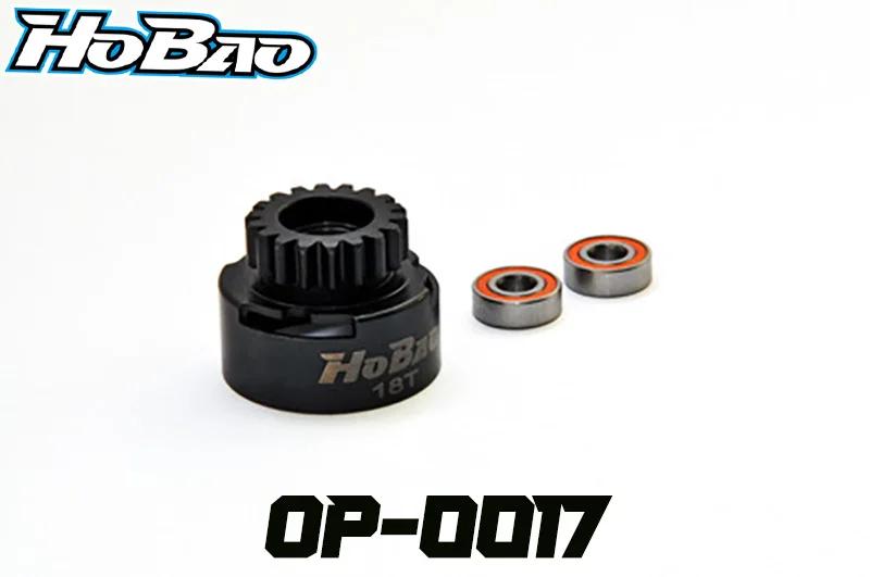 OFNA/HOBAO RACING OP-0017 CNC CLUTCH BELL 18T FOR 1/8 HYPER 