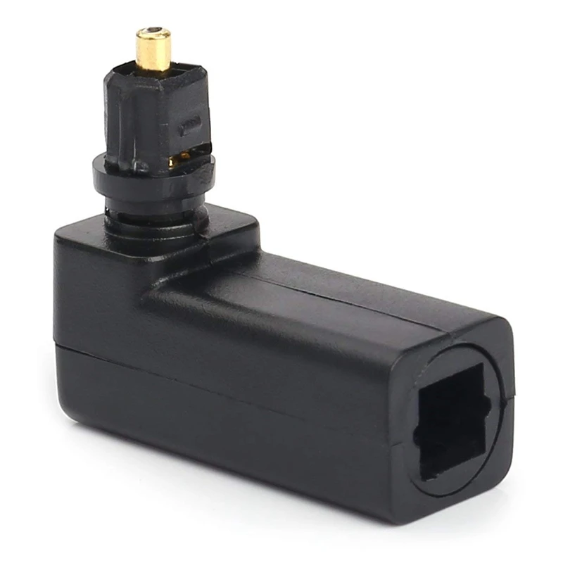 Прямоугольный Цифровой оптический Toslink волоконно-оптический адаптер