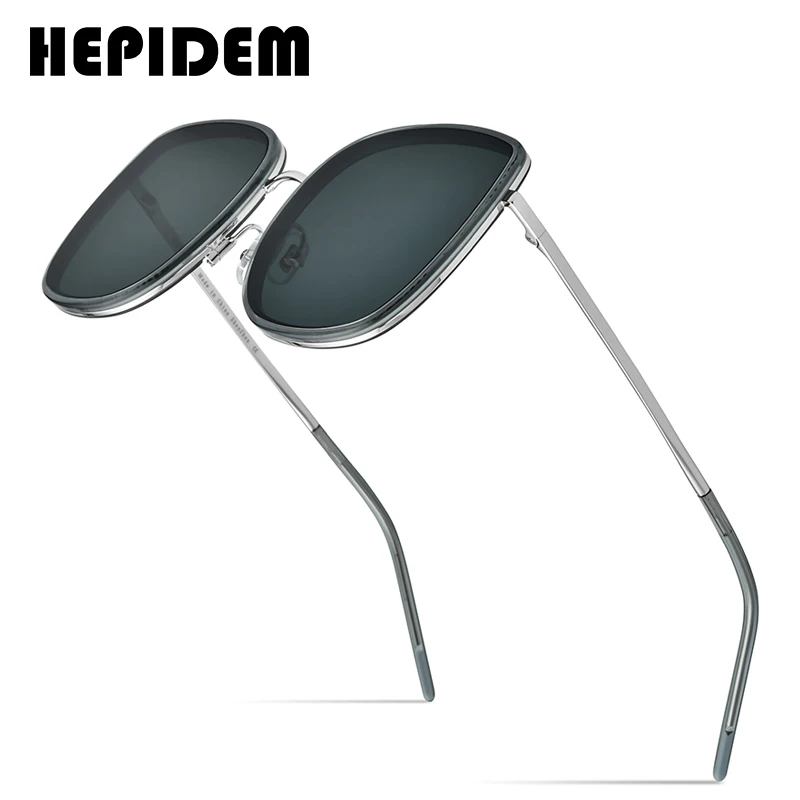 Женские солнцезащитные очки из ацетата HEPIDEM роскошные брендовые дизайнерские