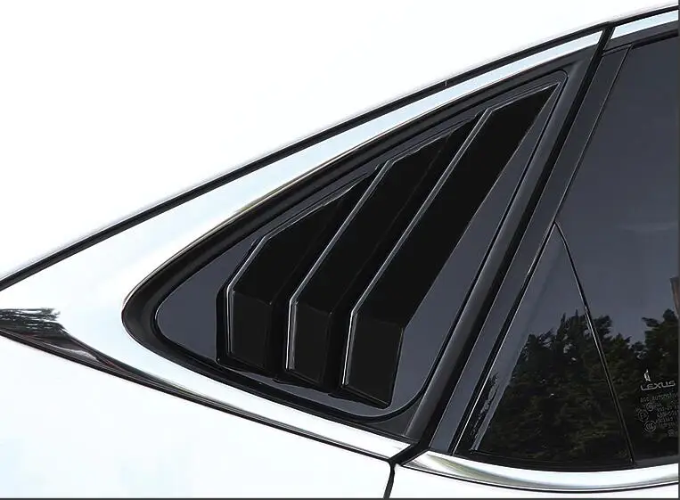 Для LEXUS NX200 NX300 2016-2019 Sedan ABS Оттенки для задней двери жалюзи рамка подоконник