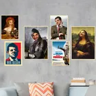 Настенная Картина на холсте Mr. Bean, скандинавские постеры и принты для декора гостиной