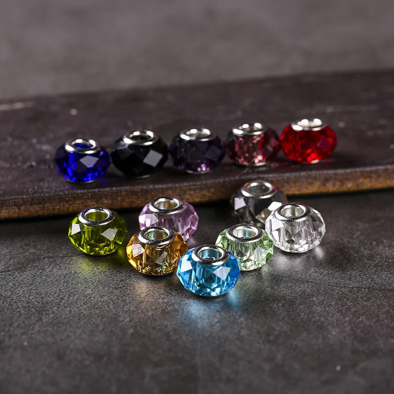 Стеклянные бусины для изготовления ювелирных изделий стеклянные браслеты 14 мм