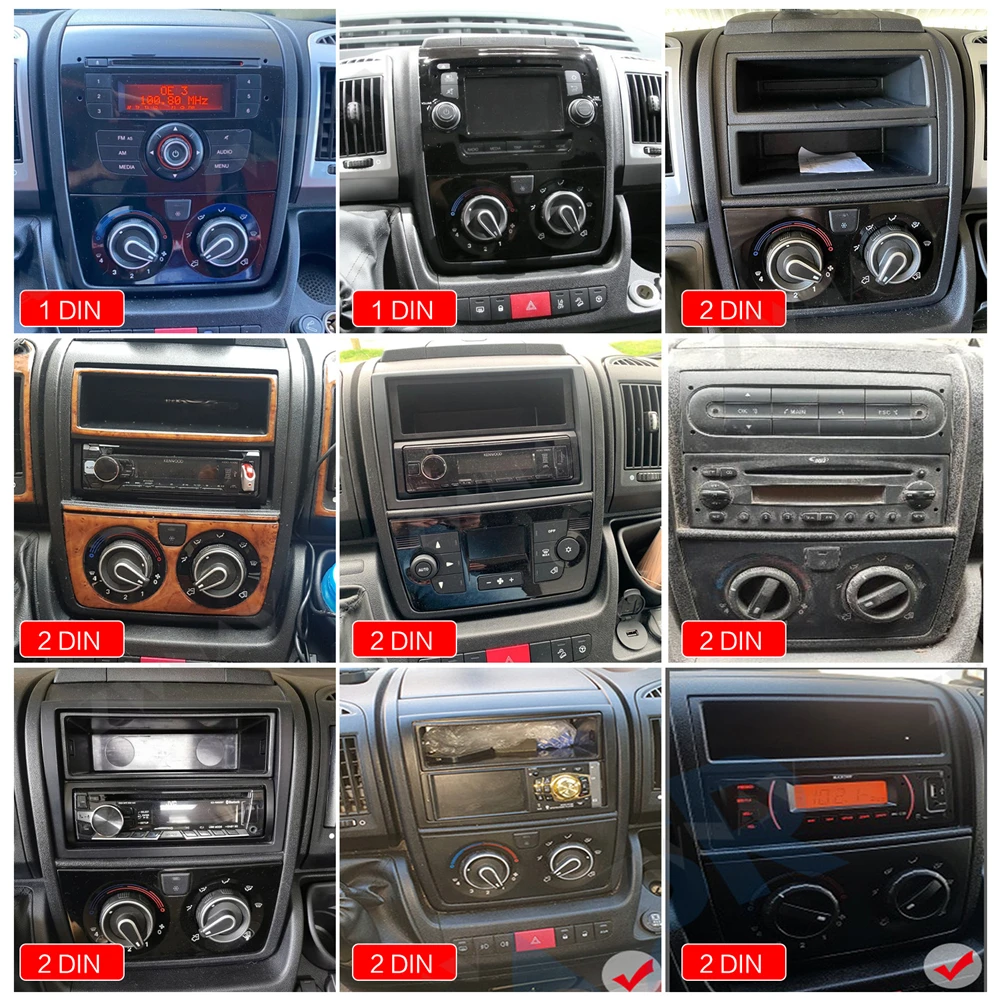 Радиоприемник 2 DIn Android для FIAT DUCATO CITROEN Jumper PEUGEOT Boxer 2006 2007 2008 2009 2010 2011 2012 2013 2014 2015 2016 -