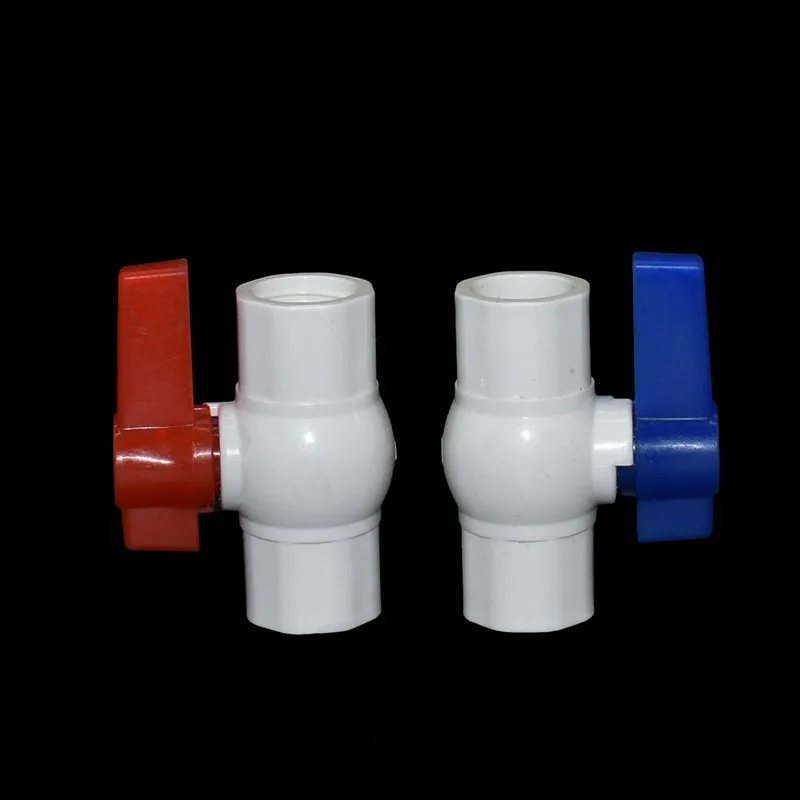 1/2 &quot3/4&quot 2 &quot1&quot ПВХ шаровой клапан DN15 DN20 DN25 водяной садовый кран горячего