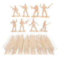 100 pcs military figures army man toy soldiers playset action figures