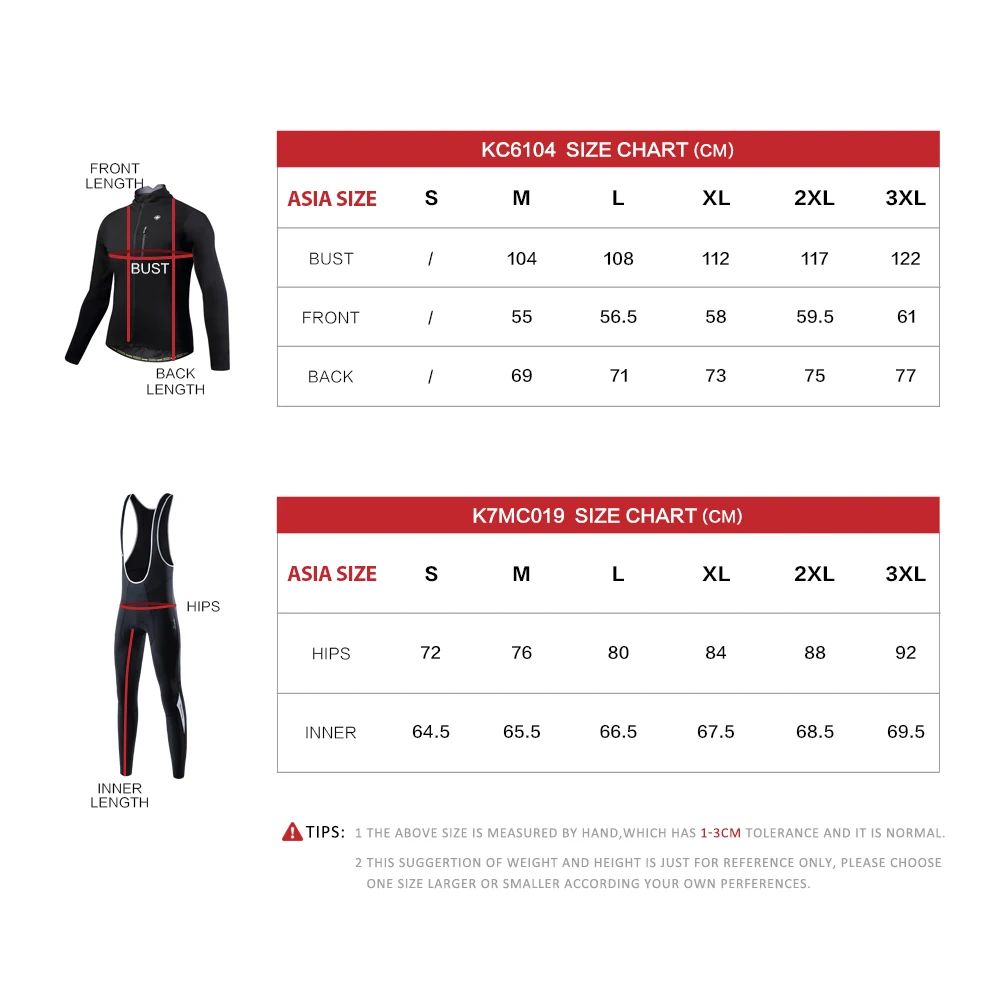 Santic Men Cycling Sets Winter Fleece Thermal Windproof Reflective Bicycle Clothing MTB Jackets Bib Long Pants images - 6