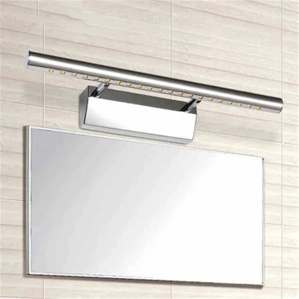 LED Wall Light Bathroom Mirror warm white /white Washroon Lamp fixtures Aluminum Boby With Stainless Steel Bath | Освещение