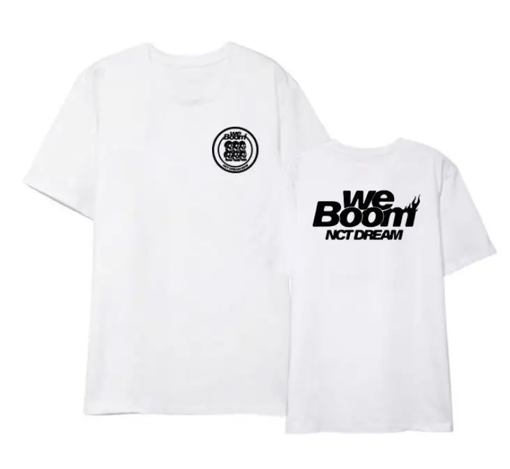 Kpop nct dream we boom album 2 style футболка с круглым вырезом летняя свободная унисекс
