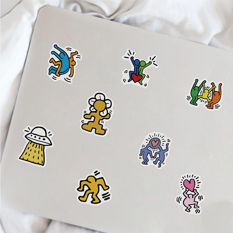 

10/30/50Pcs Funny Keith Cartoon Graffiti Sticker Waterproof Fridge Guitar Laptop Motorcycle Skateboard Joke Decal Classic Toy