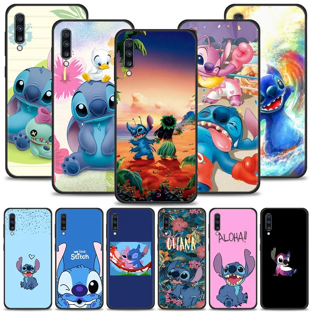 

Мультяшный симпатичный Стич Мягкий силиконовый чехол для Samsung Galaxy A70 A50 A40 A30 A20E A20S A20 A10 A10E A10S чехол Оболочка Чехол