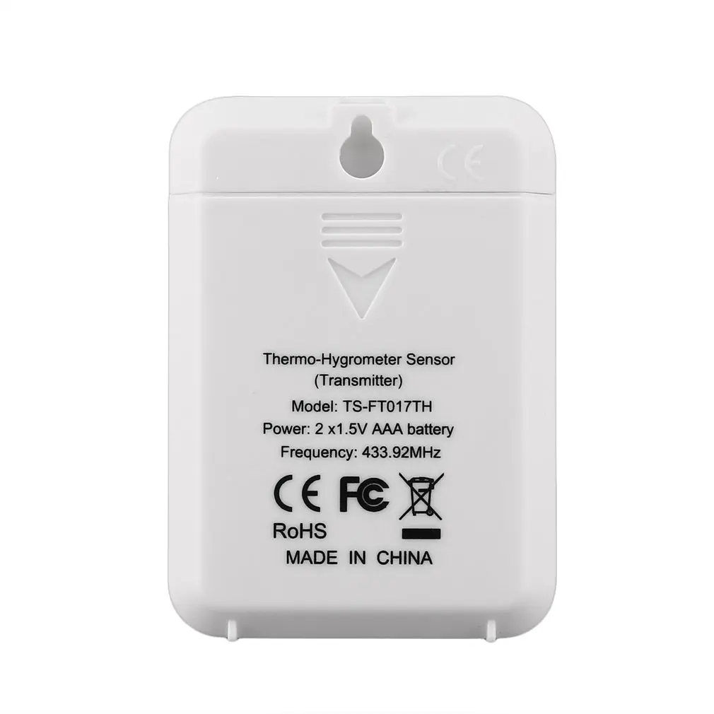 

Portable Mini TS-FT0423 Indoor Outdoor LCD Display Wireless Thermo-hygrometer with Thermo-hygrometer Transmitter