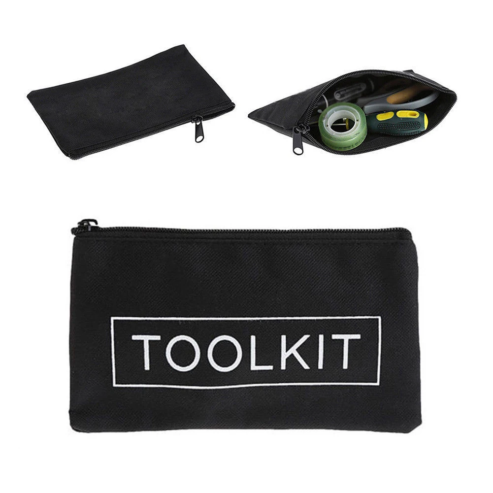 Холщовый набор инструментов сумка на молнии чехол для инструмента