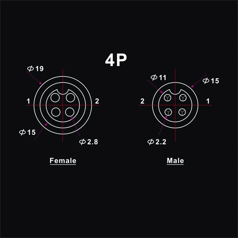 2pin/3pin/4Pin/0 75 мм квадратная проволока DC LED ленточный светильник удлинитель