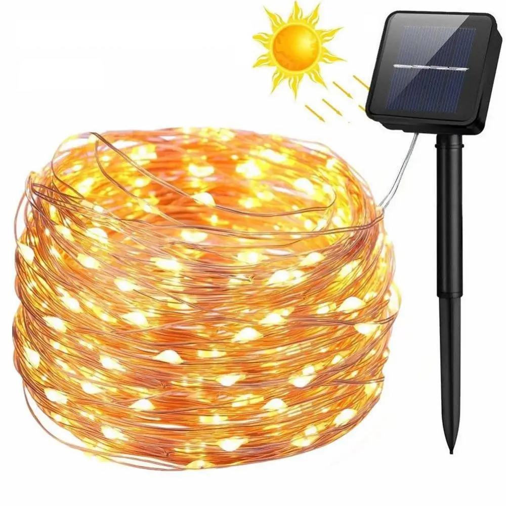 

8 Modes Outdoor Solar String Fairy Lights 20/30/40m Led Solar Lamps With 100 Leds Waterproof Christmas Decor For Garden Street