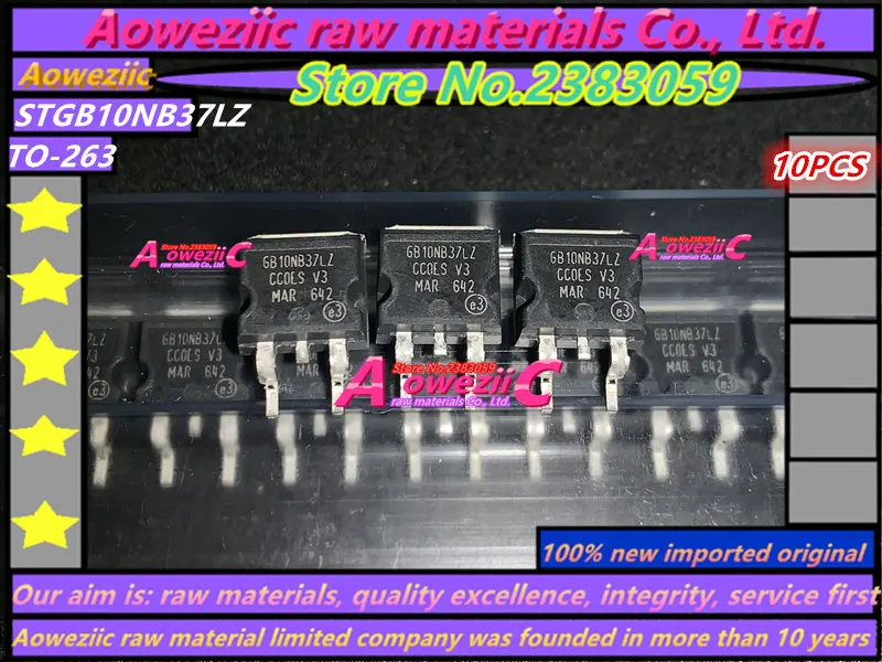 Aoweziic 2016 + 100 новый импортный оригинальный STGB10NB37LZ GB10NB37LZ TO-263 чип драйвера зажигания