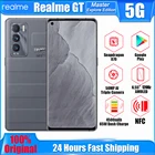 Оригинальные Сотовые телефоны Realme GT Master, исследуйте версию, телефон с идентификацией родственника, Snapdragon 870, AMOLED дисплей 6,55 дюйма, 50 МП, 4500 мАч, 65 Вт, зарядное устройство, NFC