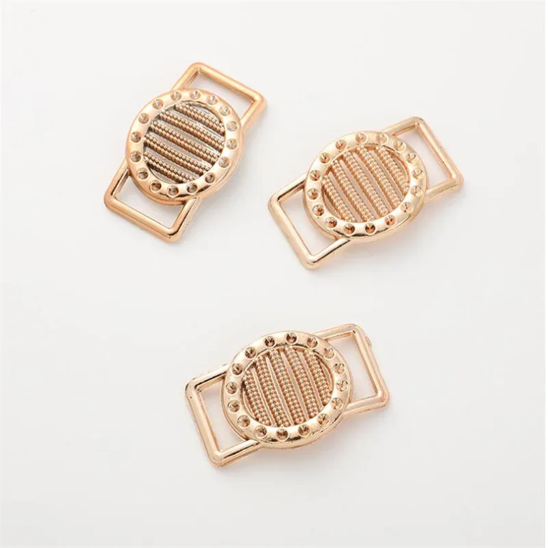 Модная металлическая пряжка-зажим для футболки декоративное шелковое кольцо