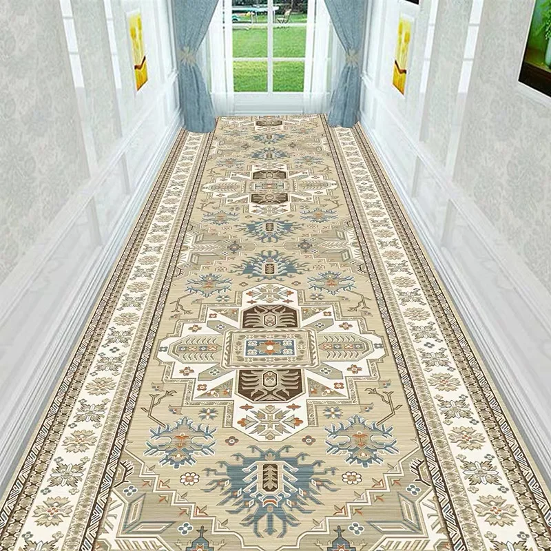 

Long Stair Carpet Nordic Home Hotel Hallway Carpet Bedroom Corridor Aisle Rug Entrance Floor Mat Bedside Rugs Party Wedding Rug