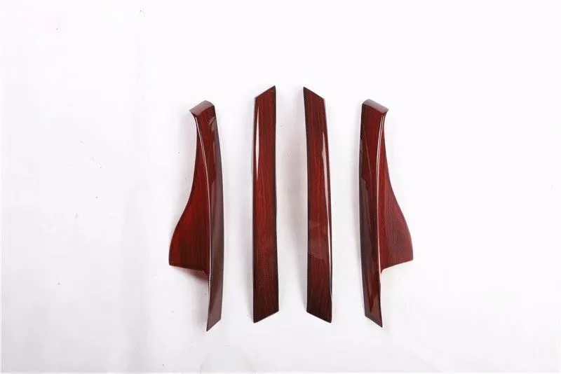 1 партия автомобильные наклейки из АБС-пластика Глянцевая текстура дерева