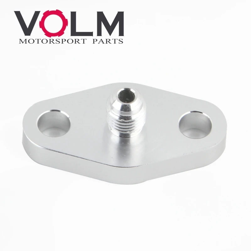 Турбо подачи масла впускной фланец прокладка адаптер Комплект 4AN 4 AN фитинг T3 T3/T4