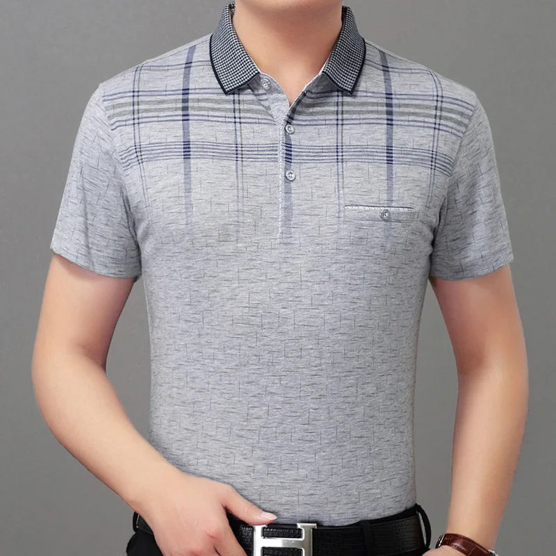 

New Summer Polo Shirt Men Short Sleeve Polos Shirts Cross Slim Fit Mens Pol Clothes Dress Bodybuilding Streetwear Poloshirt