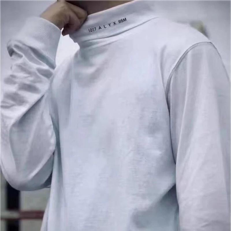 Высококачественная повседневная модная базовая водолазка ALYX футболки с