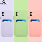 Чехол-бумажник из мягкого силикона для iPhone 13 12 Mini 11 Pro XS Max X XR 6 6S 7 8 Plus SE 2020