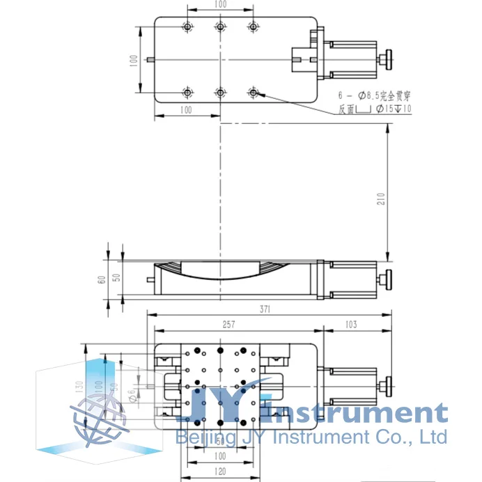 Механизированный Гониометр высота центра вращения 210 мм|motorized|motorized stage |