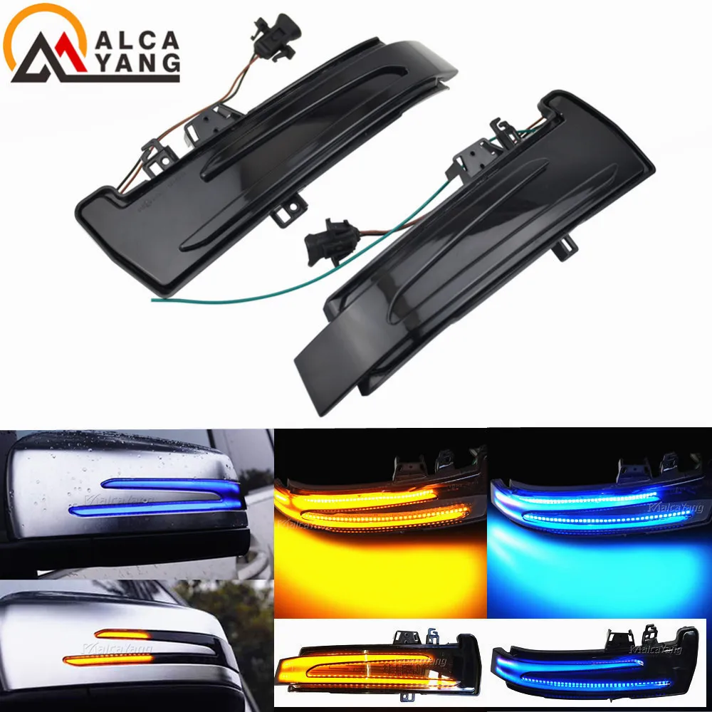 

Side Mirror Indicator Light LED Blinker For Mercedes-Benz W176 W246 W212 W204 C117 X156 X204 W221 W218 Dynamic Turn Signal Light