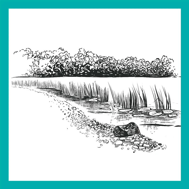 

ZATWBS Polluted river Clear Stamps For DIY Scrapbooking/Card Making/Album Decorative Rubber Stamp Crafts