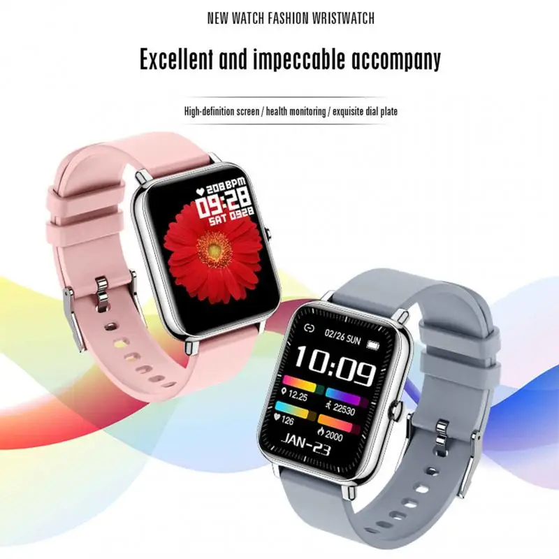 

Smart Watch Men Women Smartwatch Heart Rate Blood Pressure Monitor Fitness Tracker Watch Smart Bracelet For Android And IOS