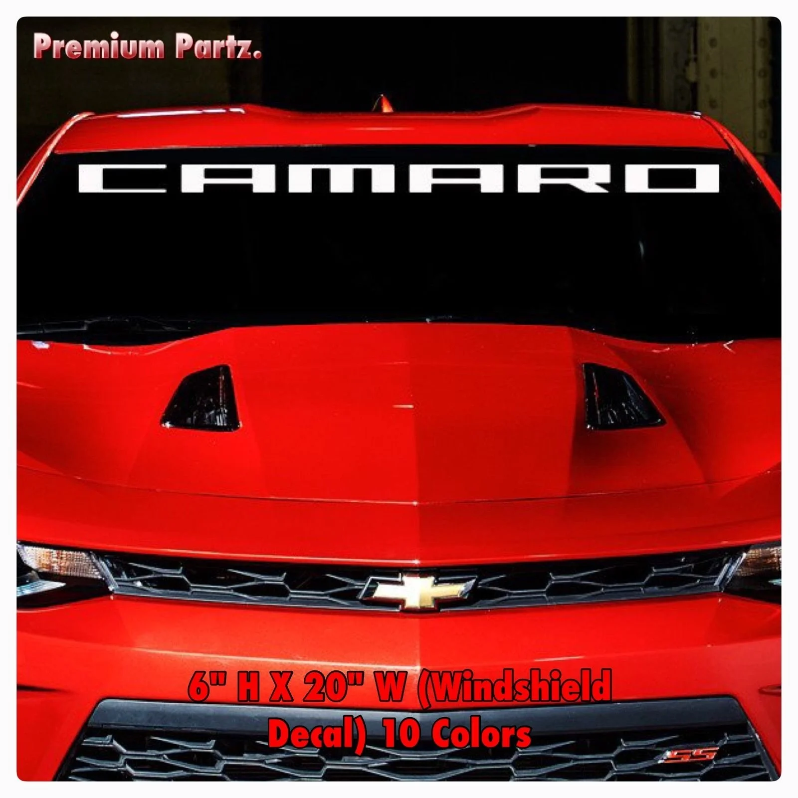 

Camaro Chevrolet Camaro SS Z28 наклейка на ветровое стекло New 1PC 10 цветов Vinyl Chevy