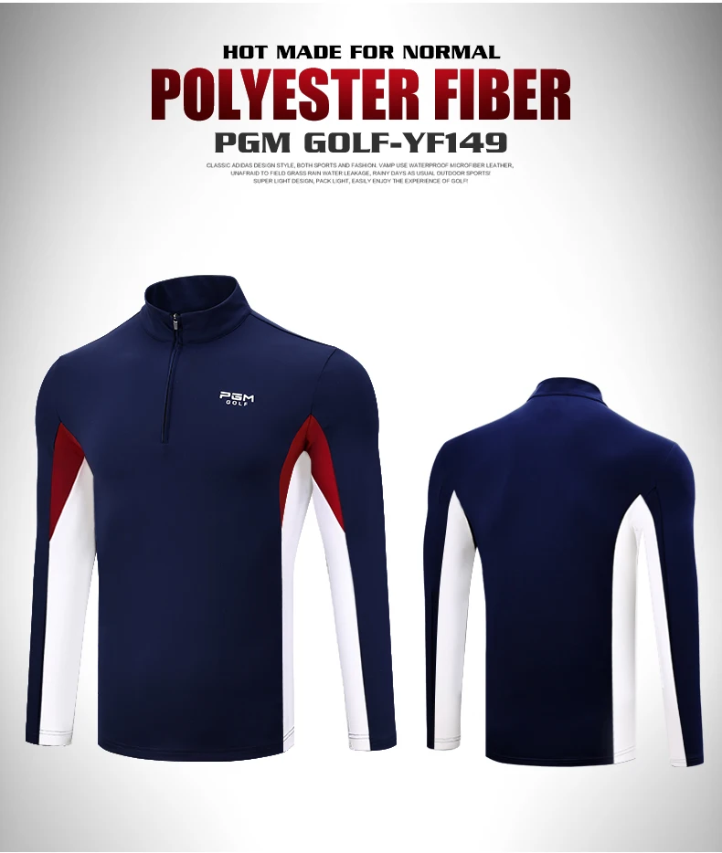 PGM Одежда Для Гольфа Мужская футболка с длинным рукавом для весны мужская одежда