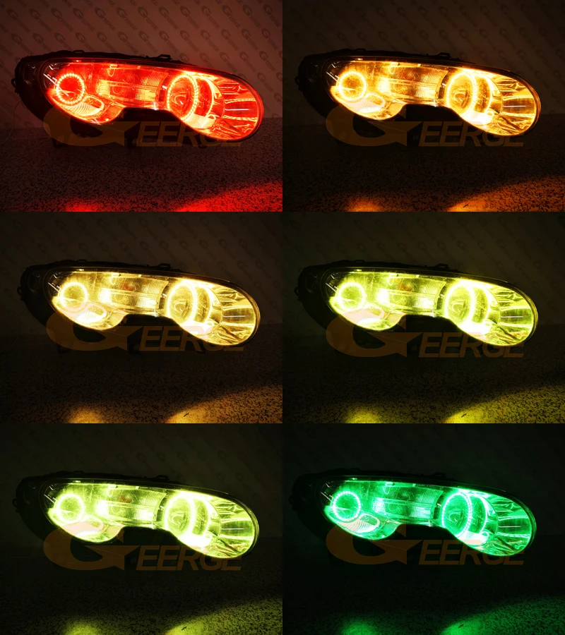 Для Roewe 550 MG 2008 2009 2010 2011 2012 RF remote Bluetooth App многоцветный ультра яркий RGB светодиодный