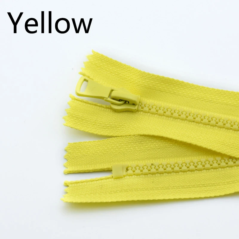 Yellow Meetee 5 шт. 15/20/25 см 5# разъемная застежка-молния смолаы неразъёмная застёжка-Костюмы карман на молнии Подушка DIY кошелек одежда швейной фурнитуры ZA007 - Цвет: Yellow