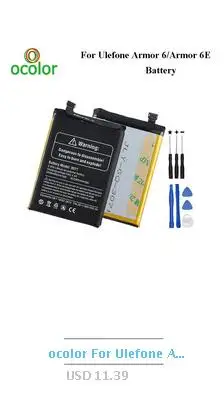 Ocolor для UleFone Armor 6 USB разъем плата для зарядки сборка Запчасти для UleFone Armor 6E USB плата Аксессуары для мобильных телефонов