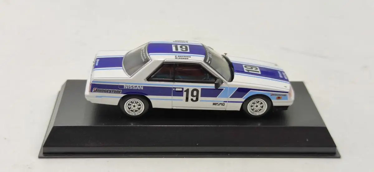 Модель автомобиля Kyo sho 1:43 NISSAN SKYLIN RS TURBO NO.19 из сплава металлические игрушки для