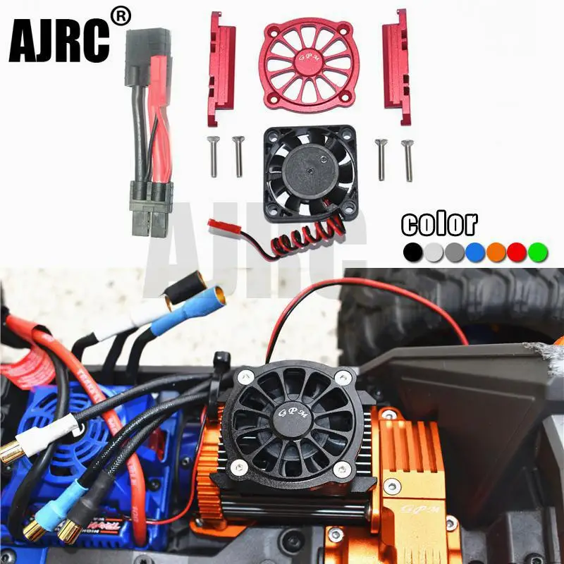 TRAXXAS 1/10 4S MAXX MONSTER TRUCK 89076 4 радиатор двигателя из алюминиевого сплава с