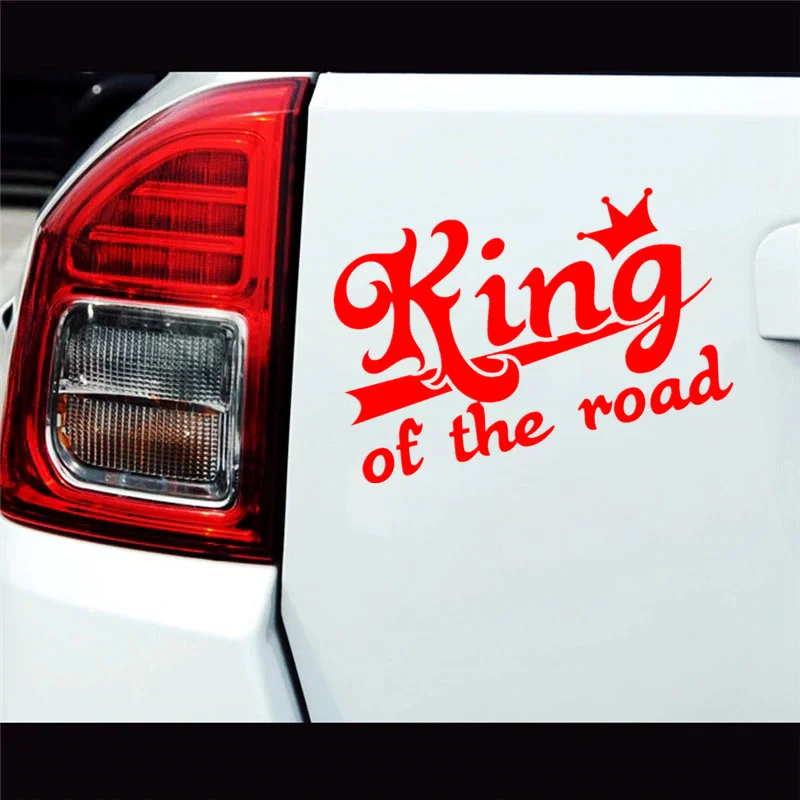 

Car Sticker Personality King of The Road PVC Decal Reflective Waterproof Car Auto Stickers on Car Truck Bumper Rear Window