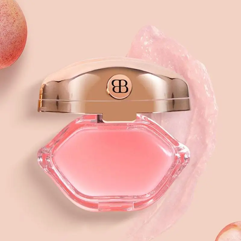 

Moisturizing Lip Balm Lipgloss Enhancer Natural Plant Organic Sphere Ointment Lipbalm Ball Embellish Lip Exfoliating Color 12G