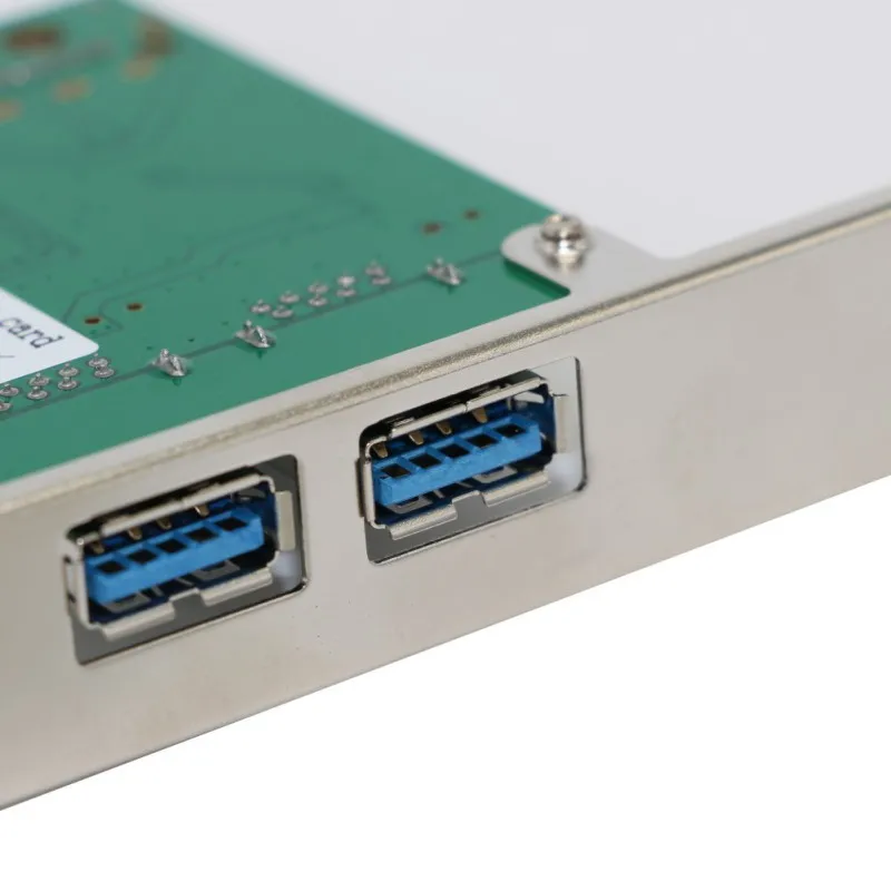 Плата расширения PCI E сдвоенный USB 3 0 с SATA 15PIN порт питания адаптер для Windows